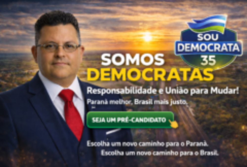 “Democracia não se assiste. Democracia se constrói.”